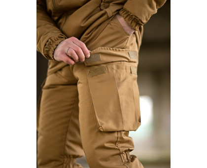 Тактичний зимовий костюм Northern Rip-Stop Coyote (Omni-Heat, Primaloft)
