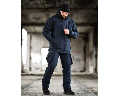 Тактичний зимовий костюм Northern Kapa Dark Blue (Omni-Heat, Primaloft, до -20°C)