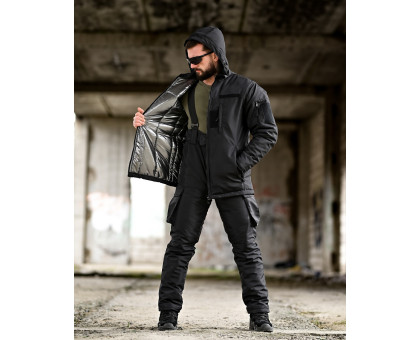 Тактичний зимовий костюм Northern Kapa Black (Omni-Heat, Primaloft, до -20°C)