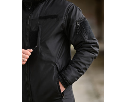 Тактичний зимовий костюм Northern Kapa Black (Omni-Heat, Primaloft, до -20°C)