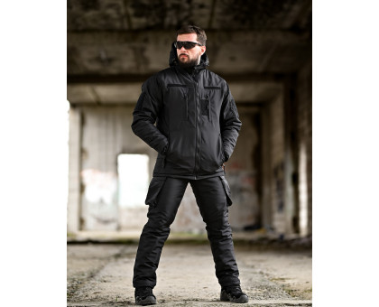Тактичний зимовий костюм Northern Kapa Black (Omni-Heat, Primaloft, до -20°C)