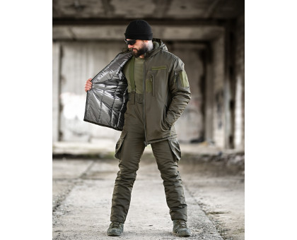 Тактичний зимовий костюм Northern Kapa Olive (Omni-Heat, Primaloft, до -20°C)