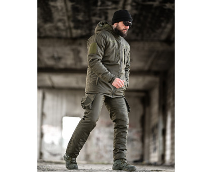 Тактичний зимовий костюм Northern Kapa Olive (Omni-Heat, Primaloft, до -20°C)