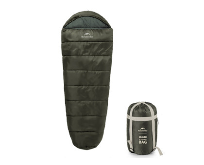 Спальний мішок-кокон Naturehike CNK2300SD014 MJ600 Січ (зелений)