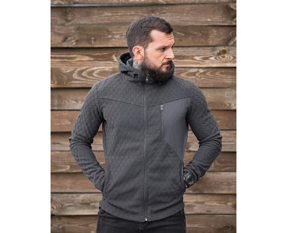 Флісова кофта Urban Pressed Grey з капюшоном