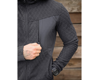 Флісова кофта Urban Pressed Grey з капюшоном