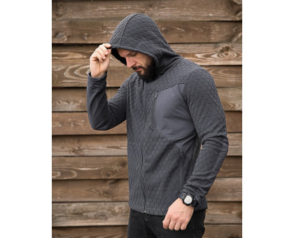 Флісова кофта Urban Pressed Grey з капюшоном