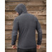 Флісова кофта Urban Pressed Grey з капюшоном