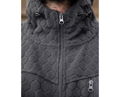Флісова кофта Urban Pressed Grey з капюшоном