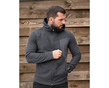 Флісова кофта Urban Pressed Grey з капюшоном