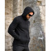 Флісова кофта Urban Pressed Black з капюшоном