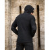 Флісова кофта Urban Pressed Black з капюшоном