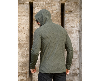 Флісова кофта Urban Pressed Olive з капюшоном