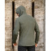 Флісова кофта Urban Pressed Olive з капюшоном