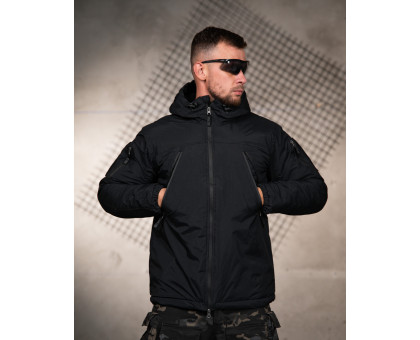 Тактична куртка Assault Black (зимова/демісезонна, G-LOFT)