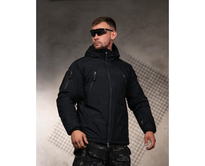 Тактична куртка Assault Black (зимова/демісезонна, G-LOFT)