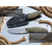 Туристичний ніж SRM Fossa 605T-MP (сталь 14C28N, Canvas Micarta Green)