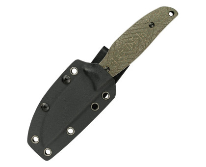 Туристичний ніж SRM Fossa 605T-MP (сталь 14C28N, Canvas Micarta Green)