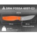 Туристичний ніж SRM Fossa 605T-GJ (сталь 14C28N, руків'я G10 Помаранчевий)