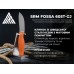 Туристичний ніж SRM Fossa 605T-GJ (сталь 14C28N, руків'я G10 Помаранчевий)
