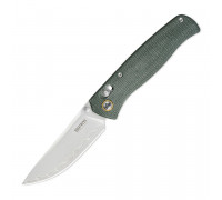 Складаний ніж SRM Medal 255L-MG3 (140Cr / Micarta, зелений)