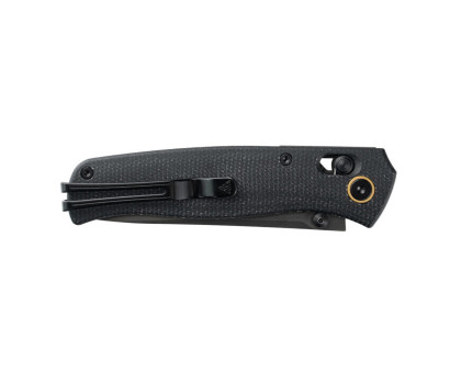 Ніж EDC складаний SRM Medal 255L-MB3 140Cr Micarta Black
