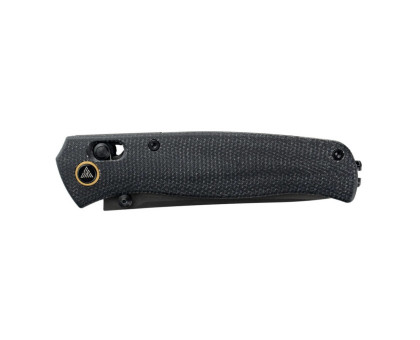Ніж EDC складаний SRM Medal 255L-MB3 140Cr Micarta Black