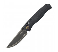 Ніж складаний SRM Medal 255L-MB3 (8.2 см) 140Cr / Micarta чорний