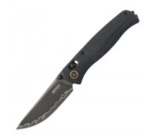 Ніж складаний SRM Medal 255L-MB3 (8.2 см) 140Cr / Micarta чорний