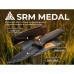 Ніж EDC складаний SRM Medal 255L-MB3 140Cr Micarta Black