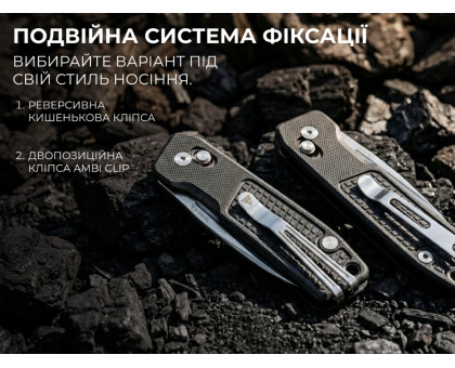 Ніж складаний SRM Scout 7229-GB 14C28N / G10 чорний