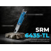 Складаний кишеньковий ніж SRM 6435-TL Damascus / Titanium блакитний
