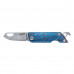 Складаний кишеньковий ніж SRM 6435-TL Damascus / Titanium блакитний