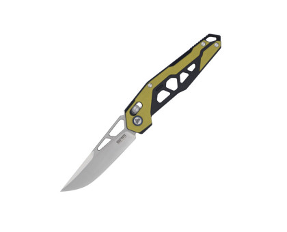 Складаний туристичний ніж SRM Mecha 9225 D2 / G10 Жовтий