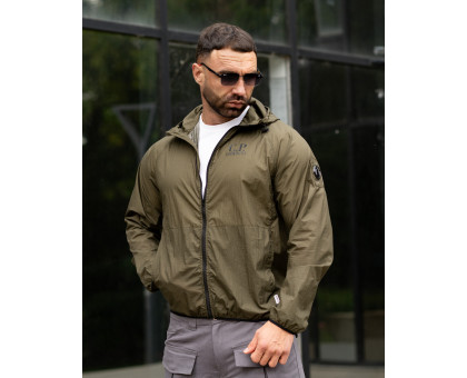Легка вітрівка з мембранної тканини C.P. Company Style Olive (репліка)