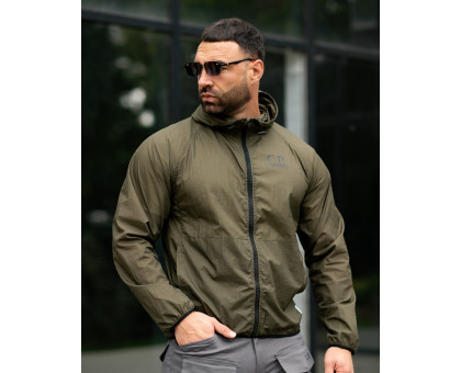 Легка вітрівка з мембранної тканини C.P. Company Style Olive (репліка)