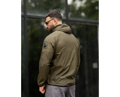 Легка вітрівка з мембранної тканини C.P. Company Style Olive (репліка)