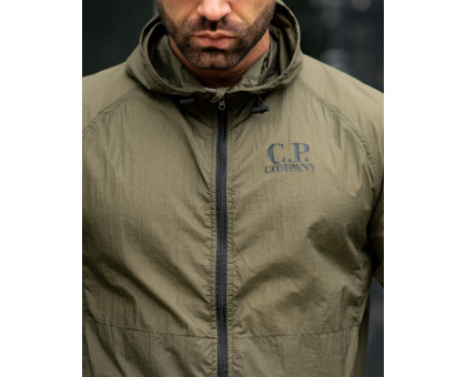 Легка вітрівка з мембранної тканини C.P. Company Style Olive (репліка)