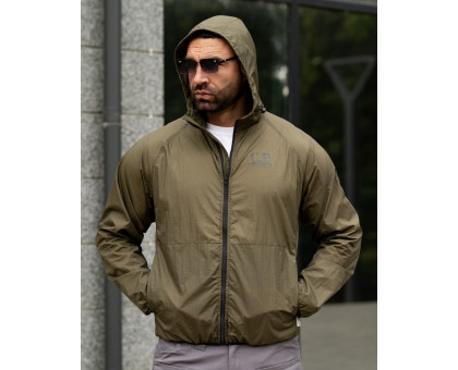 Легка вітрівка з мембранної тканини C.P. Company Style Olive (репліка)