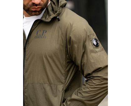 Легка вітрівка з мембранної тканини C.P. Company Style Olive (репліка)
