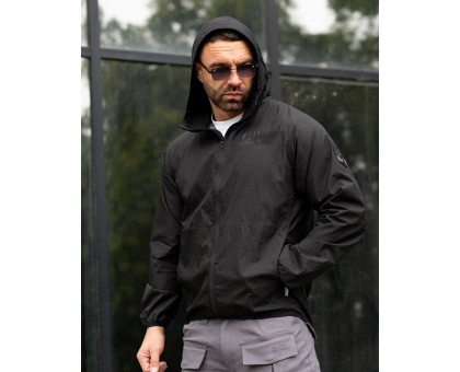 Легка вітрівка з мембранної тканини C.P. Company Style Black (репліка)