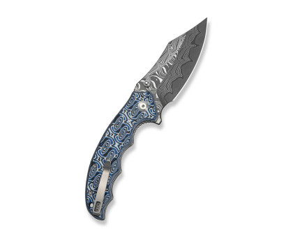 Складаний ніж Civivi Pentad C24068-DS1 Damascus / Micarta (8.8 см) синій/білий