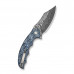 Складаний ніж Civivi Pentad C24068-DS1 Damascus / Micarta (8.8 см) синій/білий