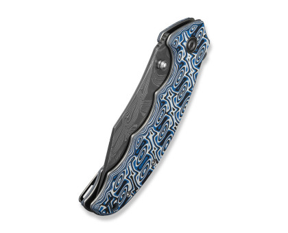 Складаний ніж Civivi Pentad C24068-DS1 Damascus / Micarta (8.8 см) синій/білий
