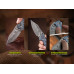 Складаний ніж Civivi Pentad C24068-DS1 Damascus / Micarta (8.8 см) синій/білий