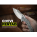 Ніж складаний туристичний Civivi Pentad Nitro-V / Micarta (чорно-білий)