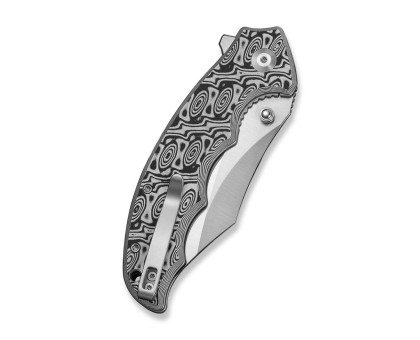 Ніж складаний туристичний Civivi Pentad Nitro-V / Micarta (чорно-білий)