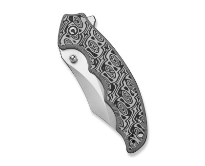 Ніж складаний туристичний Civivi Pentad Nitro-V / Micarta (чорно-білий)