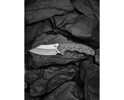 Ніж складаний туристичний Civivi Pentad Nitro-V / Micarta (чорно-білий)