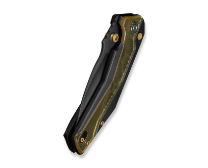 Ніж складаний туристичний Civivi Wellmax (9.1 см) 14C28N / Aluminum чорний/жовтий